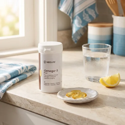NeoLife omega 3 plus lifestyle photo